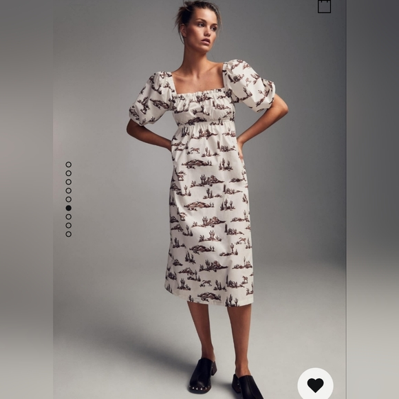 🔥Last 3🔥MANGO Cactus midi dress - Picture 6 of 7